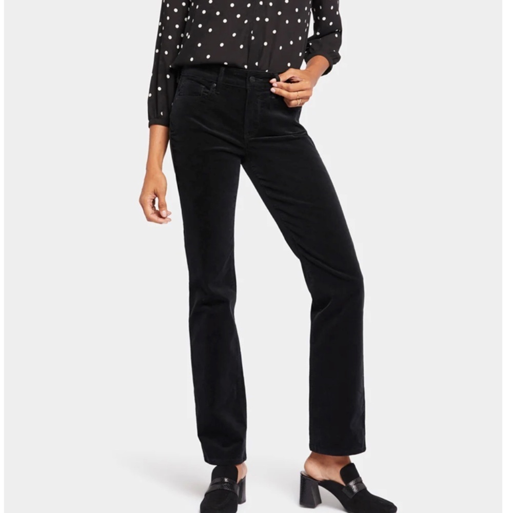 NWE NYDJ Marilyn Straight Black 8P